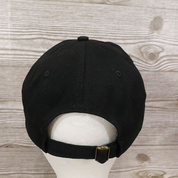 ANHEUSER BUSCH LOGO ST LOUIS BREWERY BLACK STRAPBACK BASEBALL HAT CAP - Picture 5 of 8